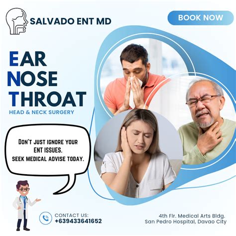 ent clinic davao city|Salvado ENT MD .